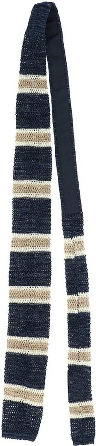 Brunello Cucinelli Striped Knitted Tie