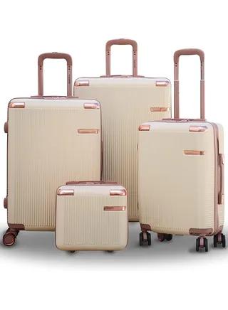 4 Piece Trolley Travel Luggage Set With TSA Lock 