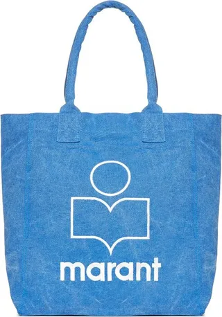 Isabel Marant Logo Embroidred Large Tote Bag