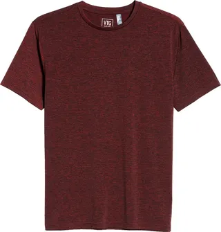 Metal Vent Stretch Crewneck T-Shirt