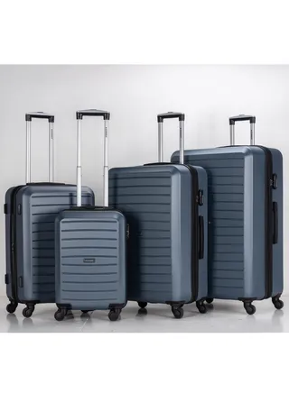 Suitcase Set of 4 PCS ABS Hardside Travel Luggage Bag 