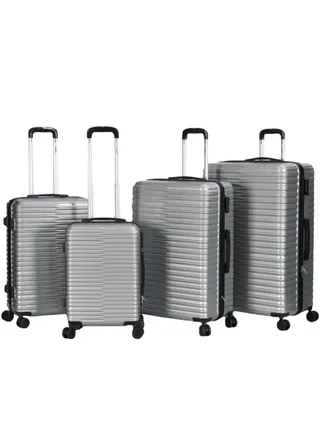 Suitcase Set of 4 PCS ABS Hardside Travel Luggage Bag 