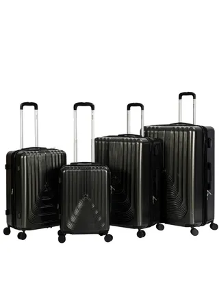 Suitcase Set of 4 PCS ABS Hardside Travel Luggage Bag 