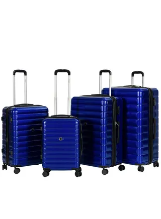 Suitcase Set of 4 PCS ABS Hardside Travel Luggage Bag 