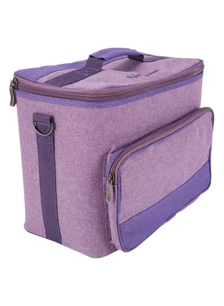 Al-Kuwait tea and coffee bag for trips, Camping bag, Lilac, 37x24x31Cm 