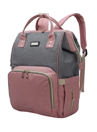 Comfortable And Breathable Inner Lining Baby Diaper Bag With USB Charging Pot and Detachable Straps 