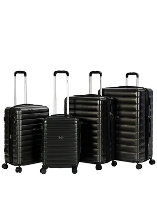Suitcase Set of 4 PCS ABS Hardside Travel Luggage Bag 