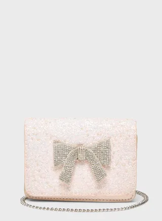 Kids Top Handle Bow Detail Fashion Bag 