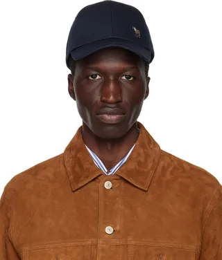PS by Paul Smith Navy Zebra Cap