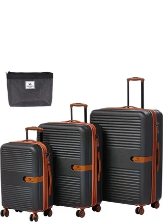 Luggage Set of 3 Classic Collection 4 Double Wheels and TSA Lock 