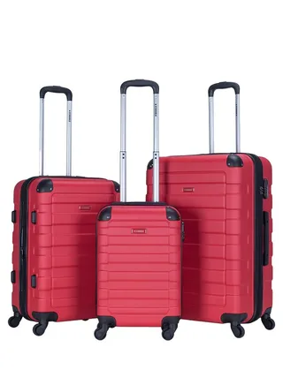 Suitcase Set of 3 PCS ABS Hardside Travel Luggage Bag 