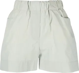 Elasticated-Waist Cotton Shorts