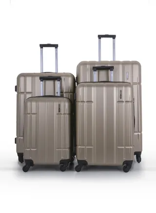 4-Piece ABS Spinner Luggage Trolley Bag Set 20/24/28/32 Inch 