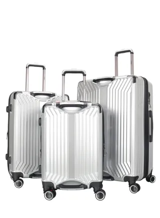 Trolley Luggage Set of 3 PCS TPC Hard Side Spinner Wheels with TSA Lock 