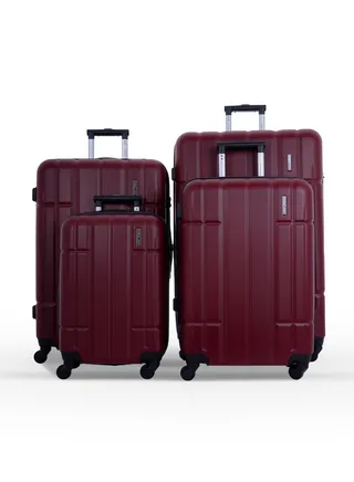 4-Piece ABS Spinner Luggage Trolley Bag Set 20/24/28/32 Inch 