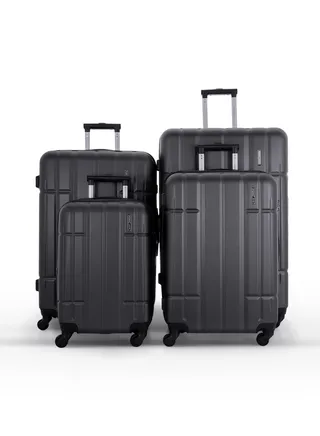 4-Piece ABS Spinner Luggage Trolley Bag Set 20/24/28/32 Inch 