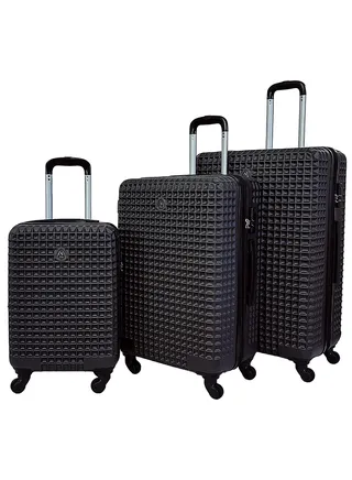 Luggage Set of 3 Hard Side Lightweight Travel Bag Trolley Set With Spinner Wheels & Lock (20/25/29 Inches) 