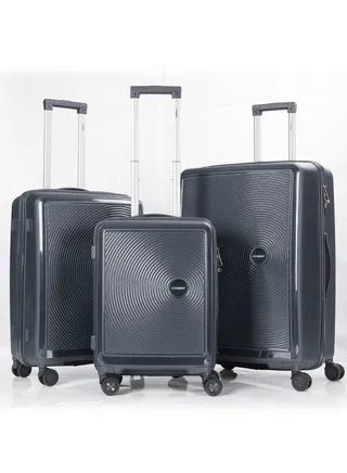 Trolley Luggage PP Hard Side 3PCS Set With TSA Lock Travel Bag 