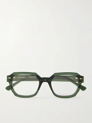 Bellechasse Square-Frame Acetate Optical Lenses
