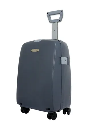 REFLECTION Hard Luggage, Trolley Bag with PP Plastic Body with Soft 3 Level Adjustable Handle, Grey, 53 cm 