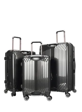 Trolley Luggage Set of 3 PCS TPC Hard Side Spinner Wheels with TSA Lock 