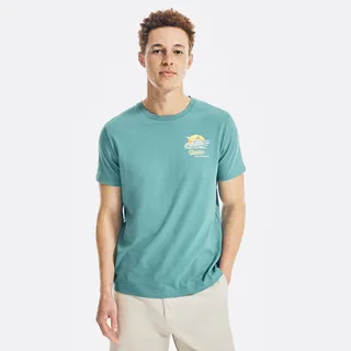 Sunset Boat Graphic T-Shirt