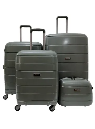 Luggage Set – Travelling Hard Shell  Expandable Suitcase With Spinner Wheels & TSA 3 Digit Number Lock-Set of 4 Trolley Bags  (20/24/28/14 Inches) 