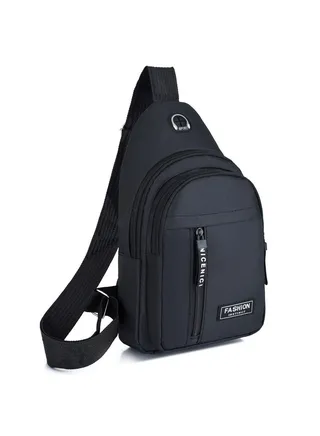 Men's Oxford Chest Bag,Multi-purpose sports outdoor leisure backpack, Crossbody bag 