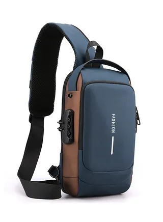 Men's motorcycle bag,Password anti-theft chest bag, Men's bag shoulder bag,Sports waist bag,Leisure multi-functional crossbody bag 