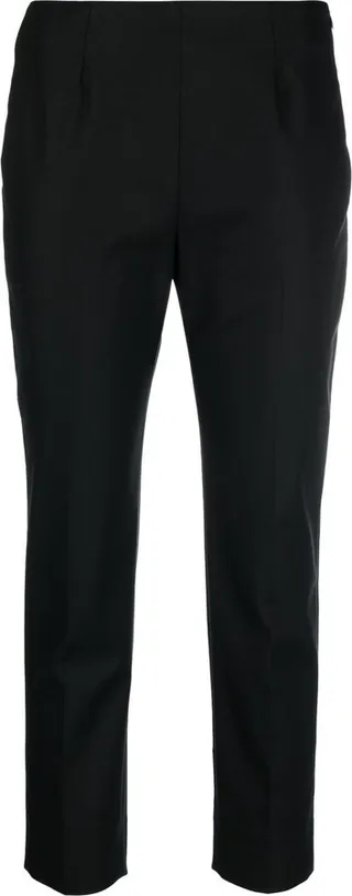 Slim-Fit Cropped Trousers