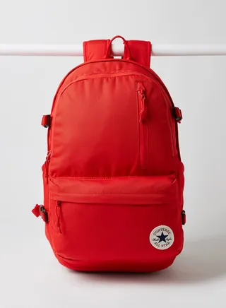 Straight Edge Backpack Medium Red 