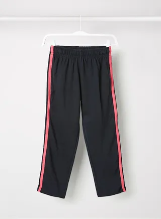 School Track Pants Navy Blue/Pink 