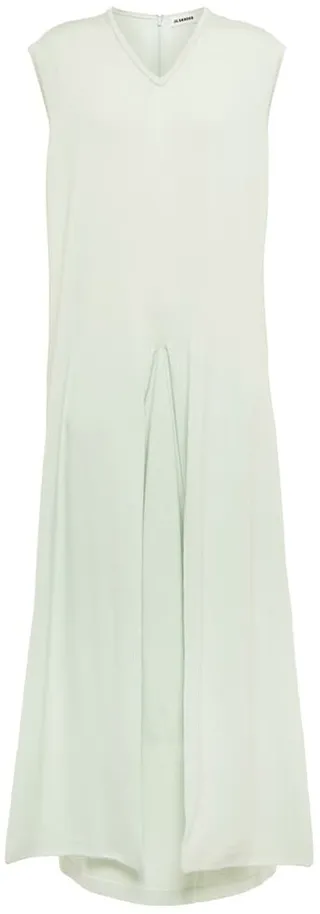 Virgin wool maxi dress