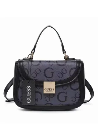 GUESS Gammill Logo Crossbody Bag Grey 
