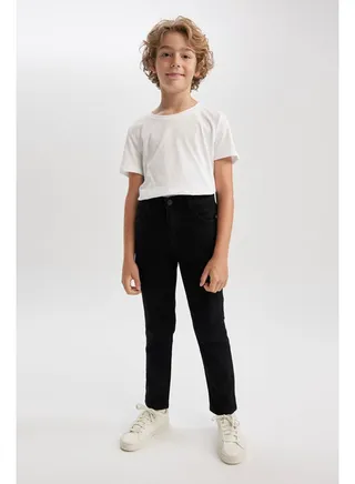 Boy Straight Fit Denim Trousers 
