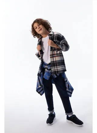 Boy Slim Fit Denim Trousers 