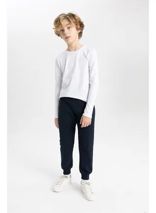 Boy Regular Fit Knitted Trousers 