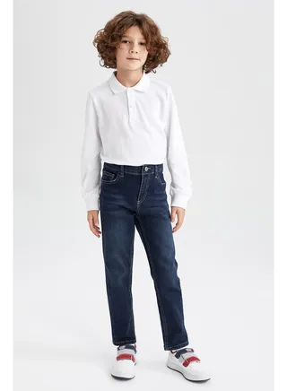 Boy Slim Fit Denim Trousers 