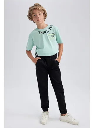 Boy Woven Jogger Fit Trousers 