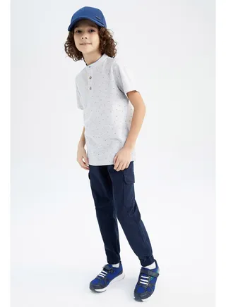 Boy Cargo Jogger Woven Trousers 