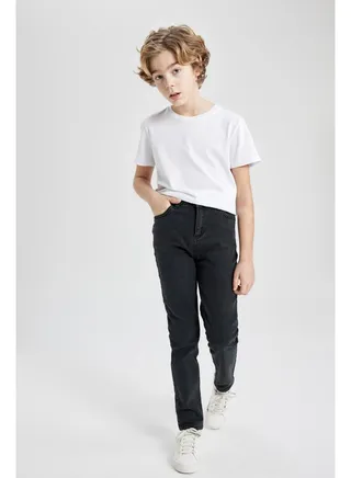 Boy Slim Fit Denim Trousers 