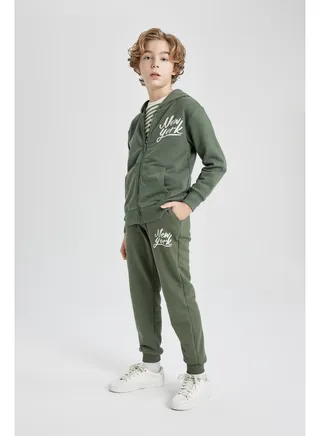 Boy Regular Fit Knitted Trousers 