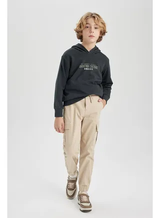 Boy Cargo Jogger Woven Trousers 