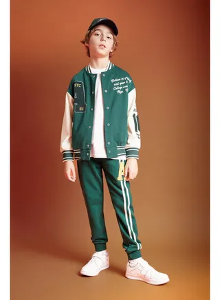 Boy Regular Fit Knitted Trousers 