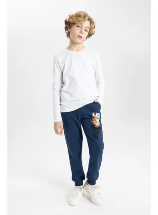 Boy Regular Fit Knitted Trousers 
