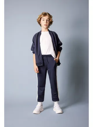 Boy Regular Fit Knitted Trousers 