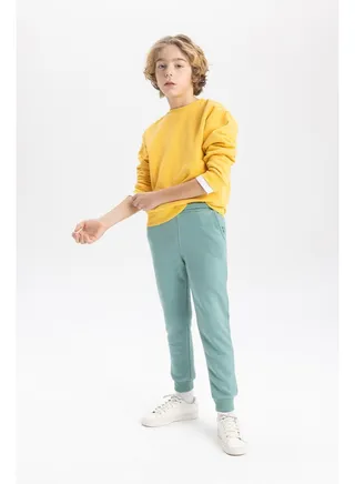Boy Regular Fit Knitted Trousers 