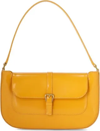 By Far Foldover Top Shoulder Bag
