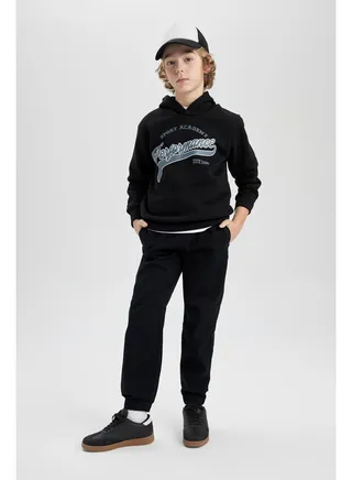 Boy Jogger Fit Woven Trousers 