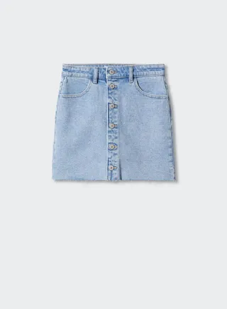Kids Essential Denim Mini Skirt 